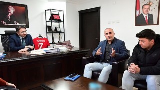 Öğrencilerden Kaymakam Çam&#39;a ziyaret