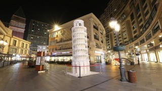 Venezia Outlet AVM'de İtalya'nın simgesi Pisa Kulesi'ne yakından bakın…