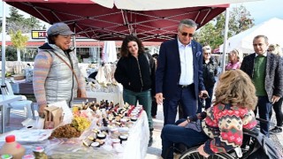 Yeni yılın ilk “Üreten ev hanımları” kermesi