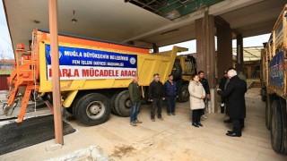 Başkan Gürüne Karla Mücadeleye Yönelik Ekiplerden Bilgi Aldı