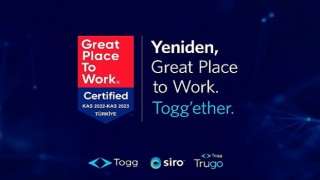 Togg Yeniden apos Great Place to Work Sertifikası Kazandı