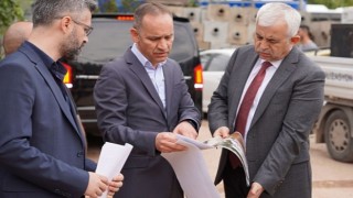 Büyükşehir&#39;de 3 müdürlüğün hizmet vereceği binada çalışmalar sürüyor