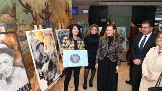 DEÜde Aşık Veysel, Resim Sergidi İle Anıldı