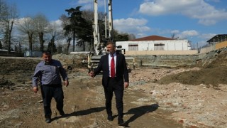 Gölcük Hükümet Konağında Yapım Çalışmaları Hızla Sürüyor