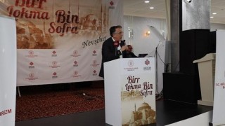 Nevşehirde, Kültür ve Turizm Bakanlığı Vakıflar Genel Müdürlüğünce ”Bir Lokma Bin Sofra” iftar programı düzenlendi