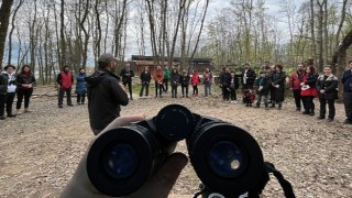 Ormanya da kuş gözlem turuna yoğun ilgi