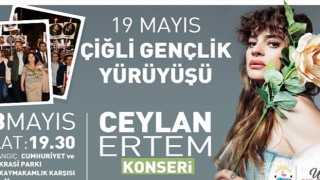 Çiğli 19 Mayıs Coşkusunu Ceylan Ertem ile Yaşayacak