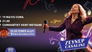 Didim Belediyesi, 19 Mayıs Atatürkü Anma, Gençlik ve Spor Bayramını Fener Alayı ve Zeynep Casalini konseri ile kutlayacak