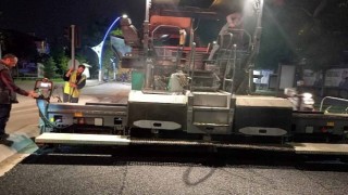 Turan Güneş Caddesi Yol Bakım Timi tarafından asfaltlandı