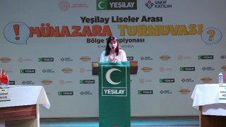 Yeşilay Liseler Arası Münazara Turnuvası&#39;nın İç Anadolu ve Ege Finalleri Tamamlandı