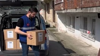 Canik Belediyesinden Selden Etkilenen Ailelere Hijyen Paketi Desteği