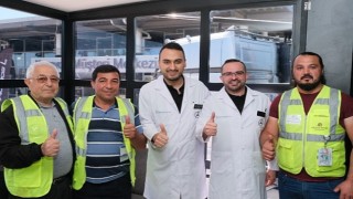 Mercedes-Benz Türkün Sağlık Bakım Tırı şoförleri kendi evinde ağırladı