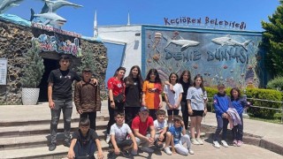 Minik halterciler Keçiöreni gezdi