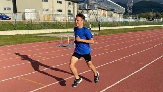 Nevşehir Belediyesi Gençlik ve Spor Kulübü Atletizm Takımı sporcularından Gökgöz milli takım kampında