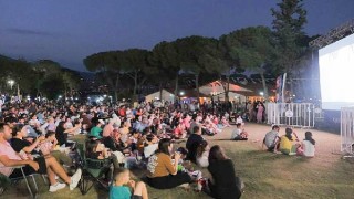 Aydın tektik parkta sineme geceleri başladı 