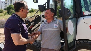 Başkan Savran çalışma alanlarında incelemelerde bulundu 