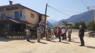Başkan Topaloğlu Kuzderede devam eden çalışmaları inceledi