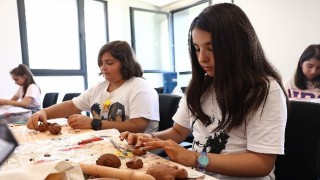 Çankayada çocuklar tatili verimli geçiriyor