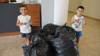 Çeşmede atıklar eğlenceye dönüşüyor