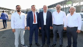 Depremden etkilenen Hatayda Nevşehir Kapadokya sebze halinin açılışı yapıldı