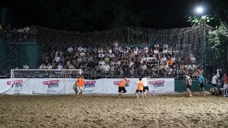 Kum futbol turnuvasında nefes kesen final