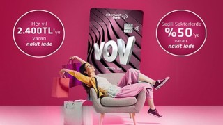 Alternatif Bank VOV Kart ile müşterilerine, yıllık 2 bin 400 TLye kadar nakit iade imkanı sunuyor