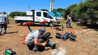 Antalya Büyükşehirden Serikn mahallelerine spor aletleri