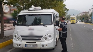 Kocaeli Büyükşehirden servis araçlarına sıkı denetim