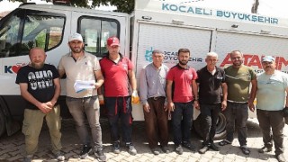 Selden tarlaları zarar gören çiftçilere destek