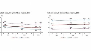 TÜİK: İşgücü İstatistikleri, II. Çeyrek: Nisan - Haziran, 2023