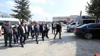 Metal Sanayide Parke Taş ve Otopark Düzenlemeleri Yapıldı