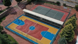 188 okula basket ve voleybol sahası