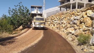 Alanya Özvadi grup yolu asfaltlandı