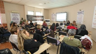 Bucada şiddete karşı farkındalık yaratıldı