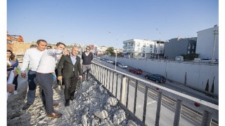 Çiğli 2. Ana Jet Üssü Karayolu Alt Geçidinde güçlendirme çalışmaları sürüyor