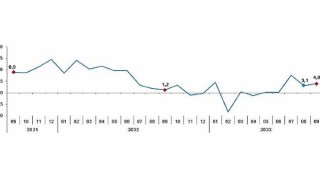 Sanayi üretimi yıllık yüzde 4,0 arttı