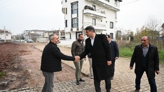 Başkan kocaman çalışmaları yerinde inceledi