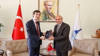 Soyer İtalya;nın İzmir Konsolosu Daniele Bianchi;yi ağırladı