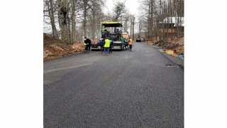 Teleferiğin son durağına otopark ve yol