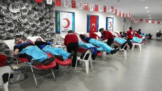 Üsküdarda 100.yılın ilk kan bağışı