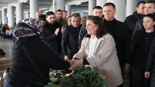 Başkan Çerçioğluna Yenipazarda sevgi seli