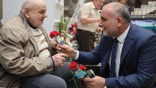 Başkan İbrahim Sandıkçıya Büyüklerden Dua