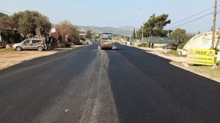 Bodrumda Sıcak Asfalt Çalışmaları Devam Ediyor