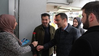 İbrahim Şirin, vatandaş ve esnaflarla iç içe