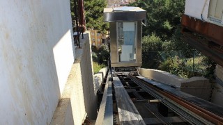 Türkbeleninde panoramik asansörler tamir ediliyor