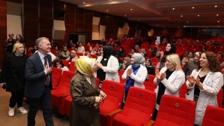 Başkan Taban İnesmek Kursiyerleriyle Buluştu