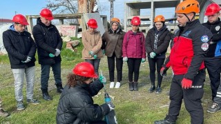 ÇORLU AKEden Depremde Arama Kurtarma Eğitimi