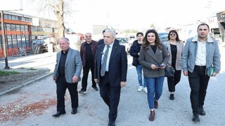Şadi Özdemir Küçük Sanayi Sitesinde esnafı dinledi
