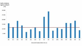 Tüik: Aylık ortalama işgücü maliyeti 11 602 TL oldu