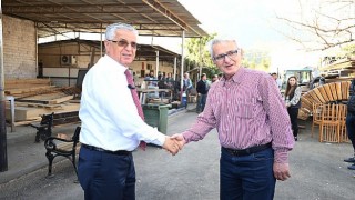 Başkan Topaloğlu belediye personeli ile bayramlaştı